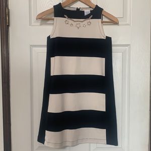 Crewcuts Black & White Sleeveless Dress